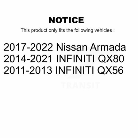 Kugel Front Wheel Bearing And Hub Assembly Pair For INFINITI Nissan Armada QX80 QX56 K70-101489